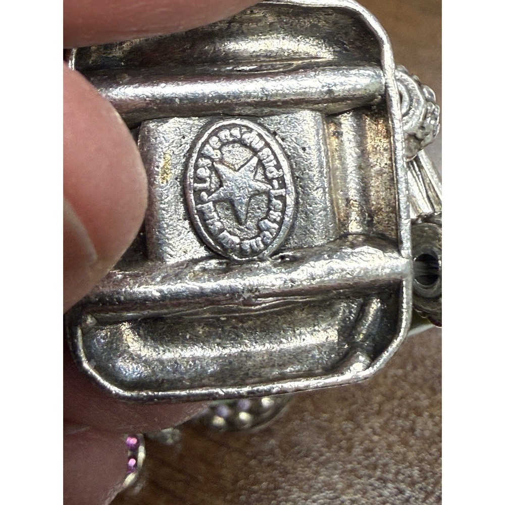 Vintage Les Gens‎ du Sud Statement Bracelet Boho Chunky Glass - Picture 4 of 7